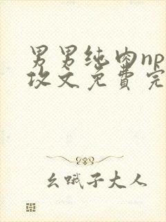 男男纯肉np互攻文免费完整