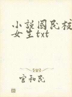 小说国民校草是女生txt