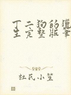 丁二狗的猎艳人生完整版笔趣阁