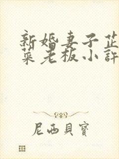 新婚妻子芷珊和菜老板小许小说免费