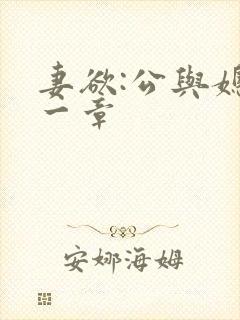 妻欲:公与媳第一章封面