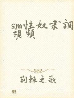 sm性奴隶调教视频封面