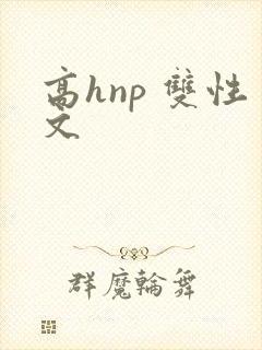 高hnp 双性文封面