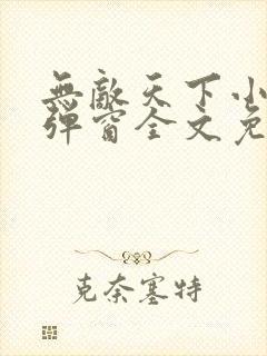 无敌天下小说无弹窗全文免费阅读封面