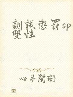 训诫惩罚sp虐双性