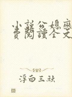 小说公媳恋曲免费阅读全文