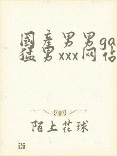 国产男男gay猛男xxx网站