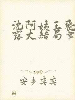 沈阿姨王飞李露露大结局笔趣阁