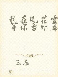 我在风花雪月里等你番外篇