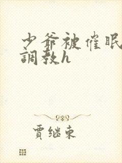 少爷被催眠玩弄调教h