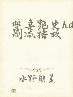 双妻艳史hd无删减播放