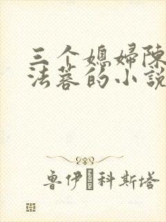 三个媳妇陈红陈法蓉的小说叫什么名封面
