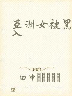 亚洲女被黑人进入