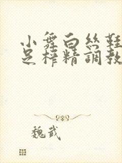 小舞白丝鞋交玉足榨精调教小说