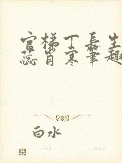 官梯丁长生贺乐蕊肖寒笔趣阁封面