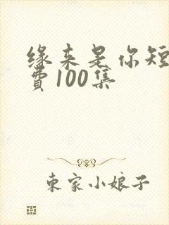 缘来是你短剧免费100集