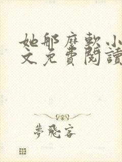 她那么软小说全文免费阅读