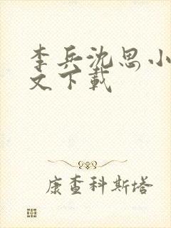 李兵沈思小说全文下载