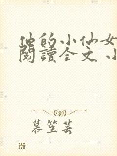 他的小仙女免费阅读全文 小说封面