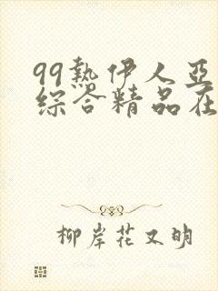 99热伊人亚洲综合精品在线