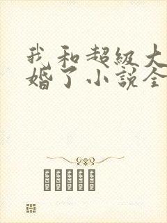 我和超级大佬隐婚了小说全文阅读