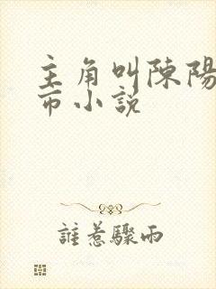 主角叫陈阳的都市小说封面