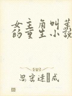 女主角叫叶凌月的重生小说