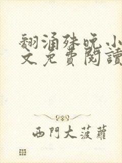 翻涌殊晚小说全文免费阅读笔趣阁封面