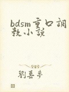 bdsm重口调教小说