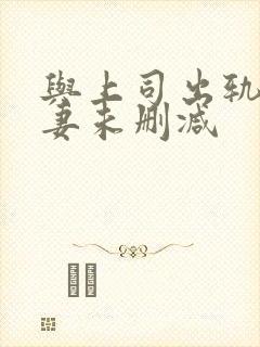 与上司出轨的人妻未删减