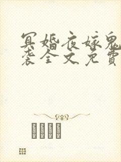 冥婚夜嫁鬼夫来袭全文免费阅读