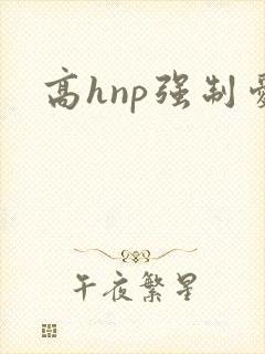 高hnp强制爱