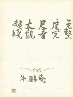 超大尺度免费在线观看完整版无删减封面