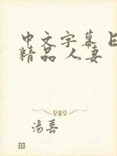 中文字幕 日韩精品 人妻