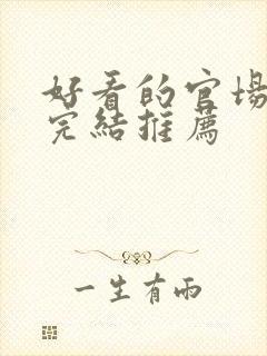 好看的官场小说完结推荐