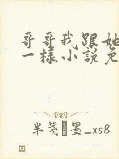 哥哥我跟她们不一样小说免费阅读