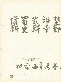 修罗武神楚枫最新更新章节