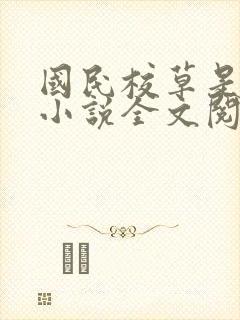 国民校草是女生小说全文阅读