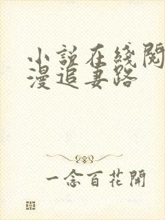 小说在线阅读漫漫追妻路