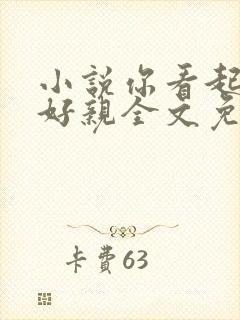 小说你看起来很好亲全文免费阅读