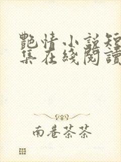 艳情小说短篇合集在线阅读