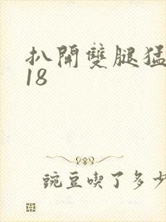 扒开双腿猛进入18