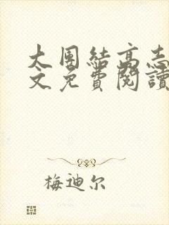 大团结高志欣全文免费阅读第16章封面