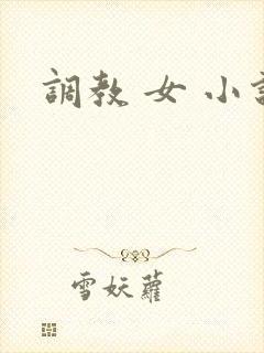 调教 女 小说封面