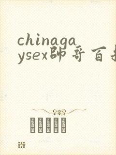 chinagaysex帅哥百叔