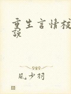 重生言情校园小说