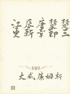 江辰唐楚楚最新更新章节三