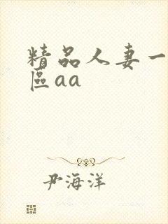 精品人妻一二三区aa封面