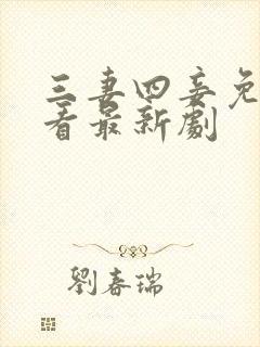 三妻四妾免费观看最新剧