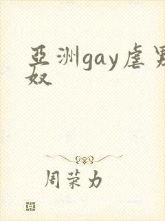 亚洲gay虐男奴
